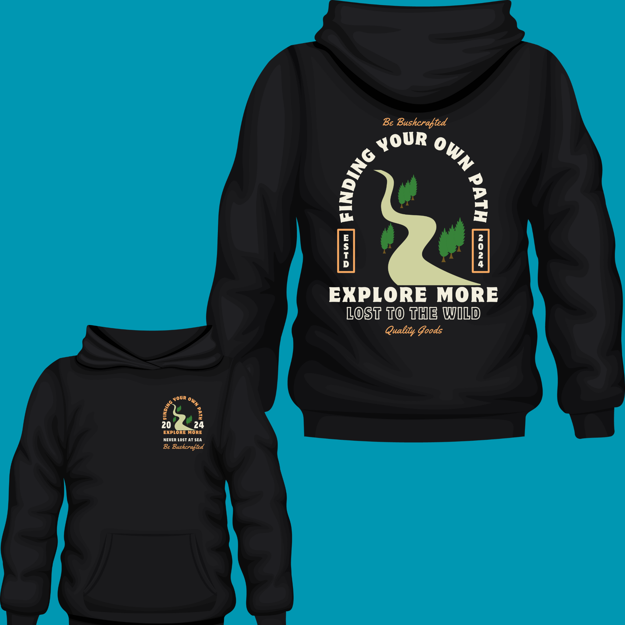 Own Path Organic Unisex Hoodie | Eco-Friendly